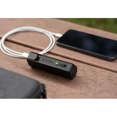 Banco de potência Led Lenser FLEX5 bateria 21700 4500 mAh