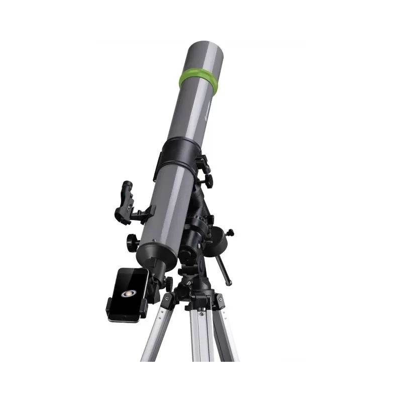 BRESSER SpaceExplorer telescopio refractor 90/900 con montura ecuatorial EQ3