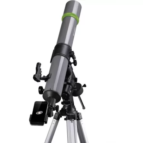 BRESSER SpaceExplorer telescopio refractor 90/900 con montura ecuatorial EQ3