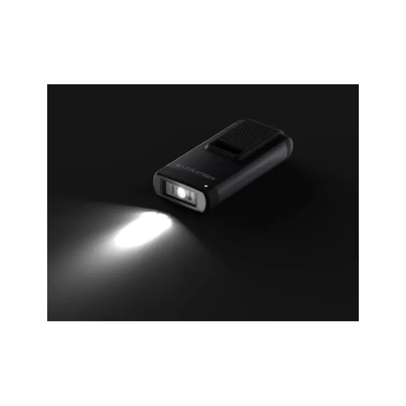 Chaveiro Led Lenser K4R, Cinza, Recarregável, Carregamento USB-A