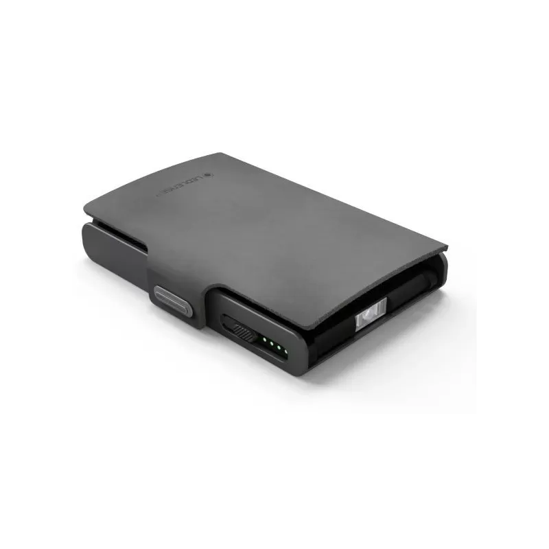 Carteira Flexível com Lanterna + Protetor de Cartão 150 lm CINZA Carteira Flexível com Lanterna + Protetor de Cartão 150 lm CINZA