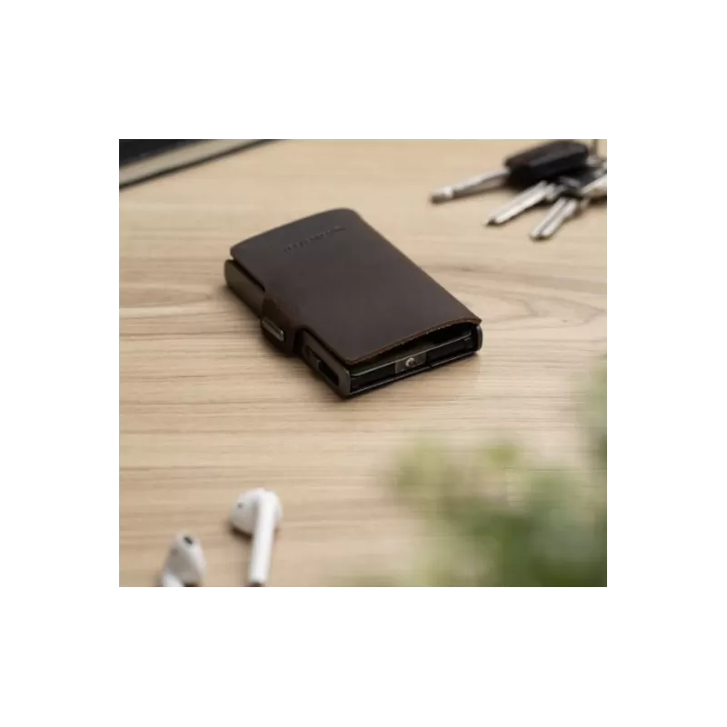 Carteira Flexível Led Lenser com Lanterna + Protetor de Cartão 150 lm MARROM