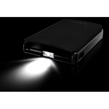 Carteira Flexível Led Lenser com Lanterna + Protetor de Cartão 150 lm PRETA