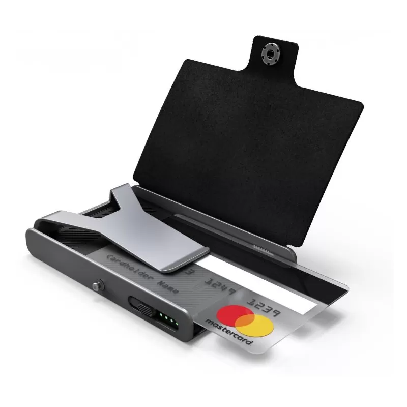 Carteira Flexível Led Lenser com Lanterna + Protetor de Cartão 150 lm PRETA