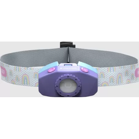 Lente Led Frontal KIDLED 4 Roxo Recarregável