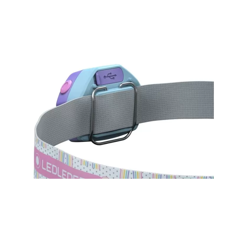 Lente Led Frontal KIDLED 4 Roxo Recarregável