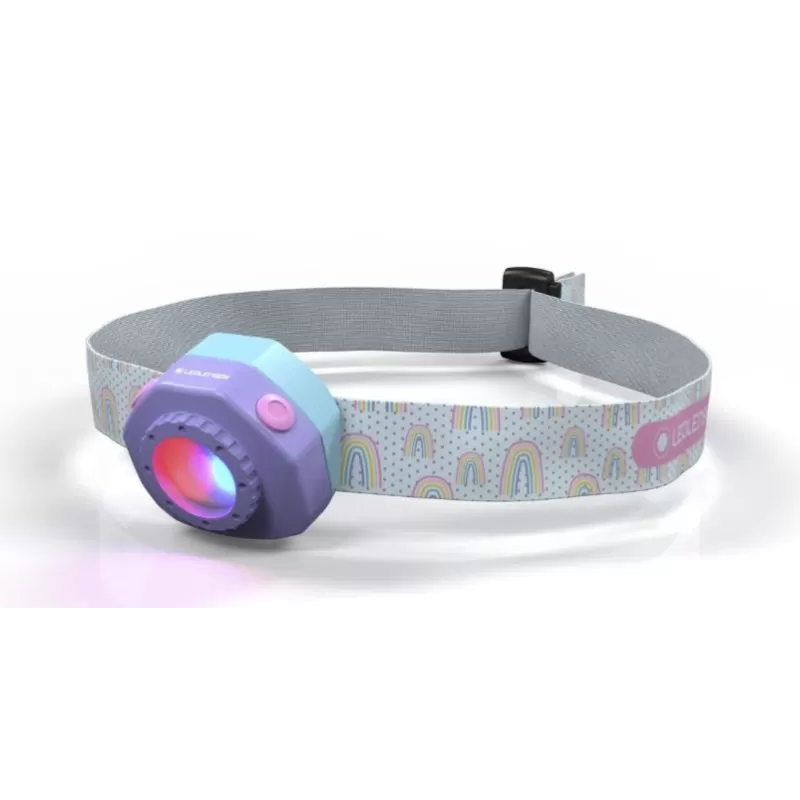 Lanterna de cabeça recarregável KIDLED 4 Violeta Lanterna de cabeça recarregável KIDLED 4 Violeta