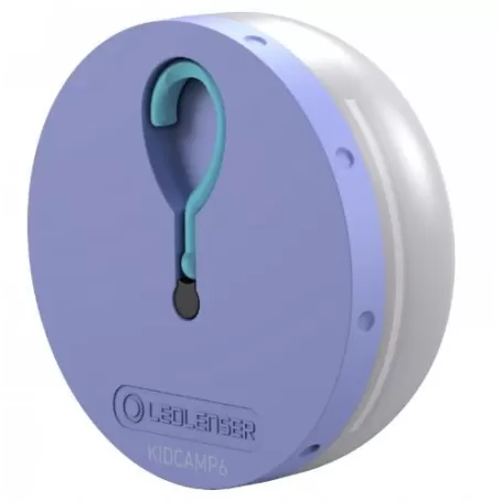 Luz de acampamento roxa KIDCAMP6, com LEDs coloridos Luz de acampamento roxa KIDCAMP6, com LEDs coloridos