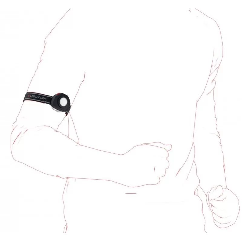 Pulseira Led Lenser CU2R LED Branca e Vermelha NOVA 2022