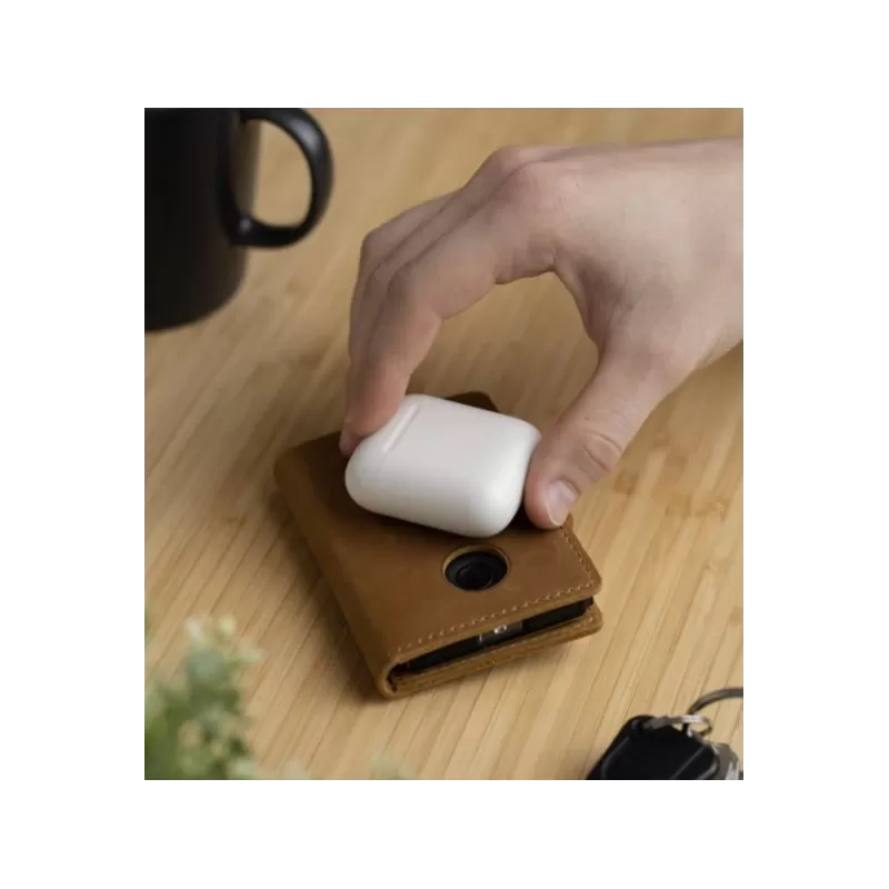 Carteira Led Lenser Lite Plus com lanterna + porta-cartões + carregamento sem fio 150 lm, cor doce