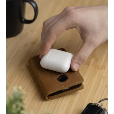 Carteira Led Lenser Lite Plus com lanterna + porta-cartões + carregamento sem fio 150 lm, cor doce