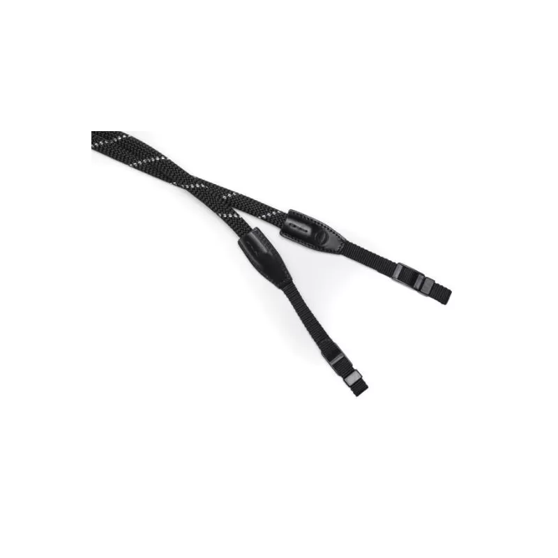 Leica Correa de cuerda reflectante negra de 126cm Leica Correa de cuerda reflectante negra de 126cm