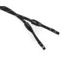 Leica Correa de cuerda reflectante negra de 126cm