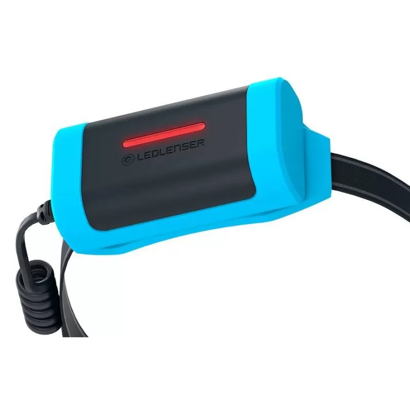 Lente LED frontal NEO9R preta/azul