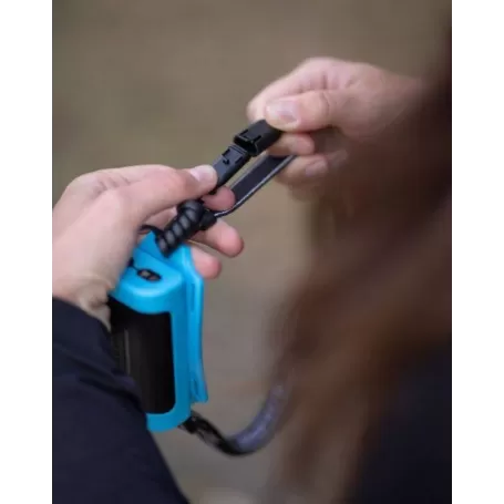 Lente LED frontal NEO9R preta/azul