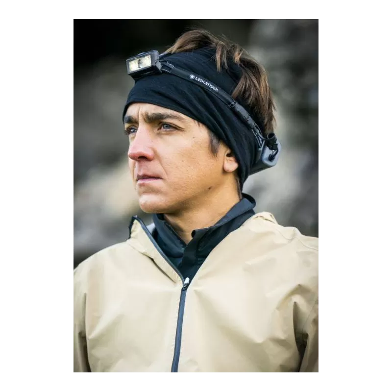 Lente LED frontal NEO9R preta/cinza