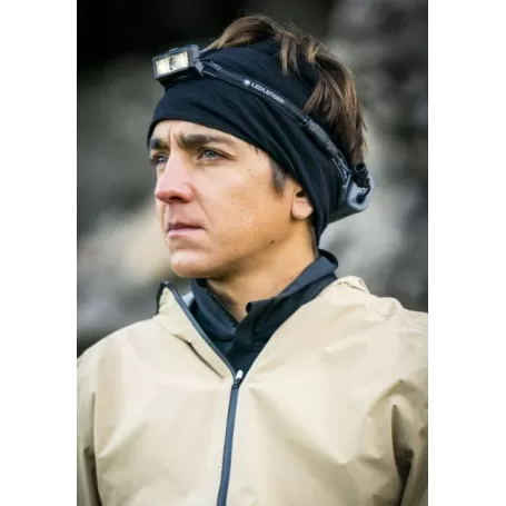 Lente LED frontal NEO9R preta/cinza