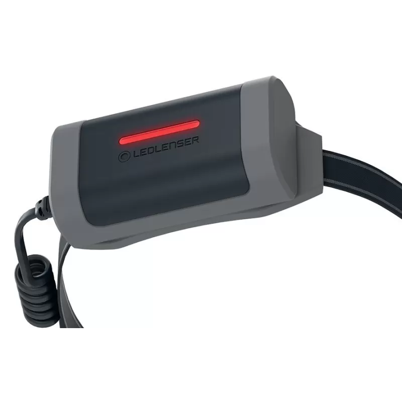 Lente LED frontal NEO9R preta/cinza