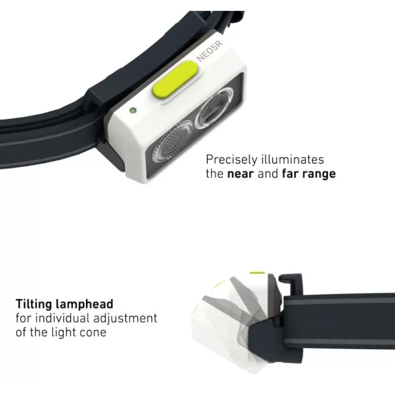 Lente Led Frontal NEO5R Branco/Cal