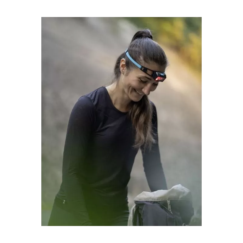 Lente LED frontal NEO1R preta/azul