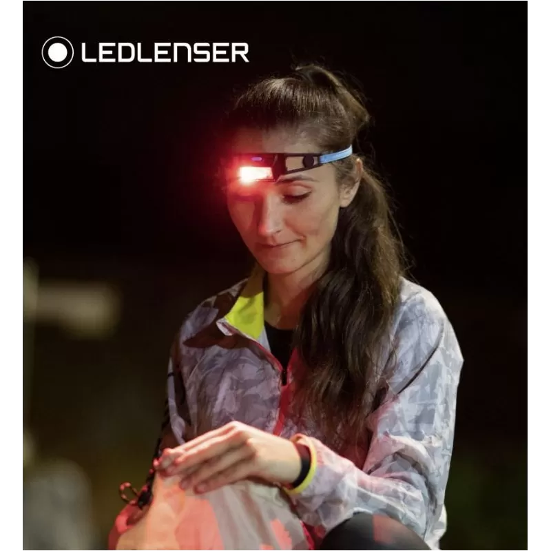 Lente LED frontal NEO1R preta/azul