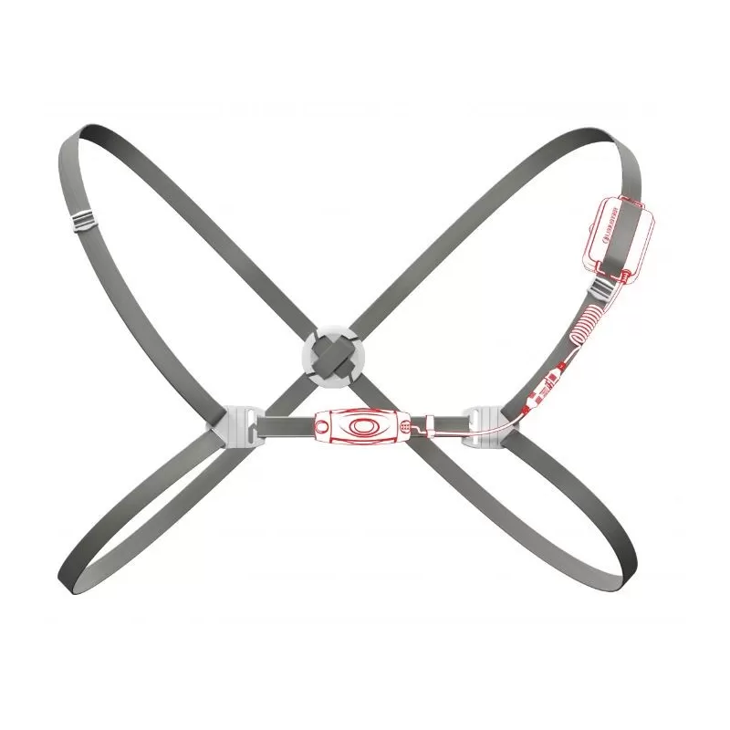 Arnês para colocar o farol no peito Arnês para colocar o farol no peito