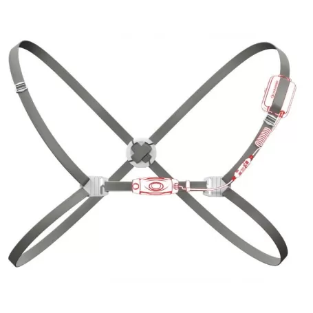 Arnês para colocar o farol no peito Arnês para colocar o farol no peito