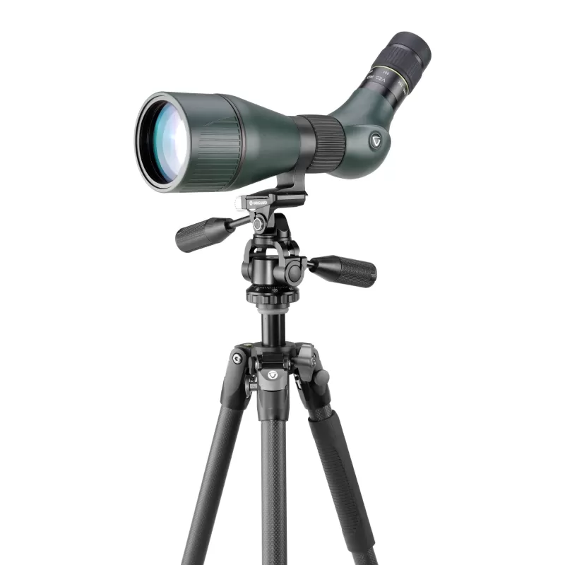 Vanguard Veo 3 264CPS - Tripé de fibra de carbono, cabeça esférica de 3 vias