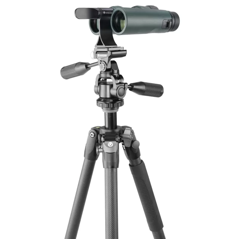 Vanguard Veo 3 264CPS - Tripé de fibra de carbono, cabeça esférica de 3 vias