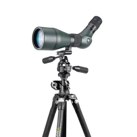 Vanguard Veo 3T+ 264CPS - Tripé de fibra de carbono com cabeça esférica de 3 vias e coluna de centro a centro