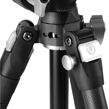 Vanguard Veo 3T+ 264CPS - Tripé de fibra de carbono com cabeça esférica de 3 vias e coluna de centro a centro