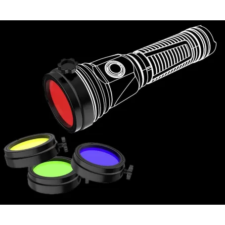 Filtro 4 colores para linterna PROPUS 3500