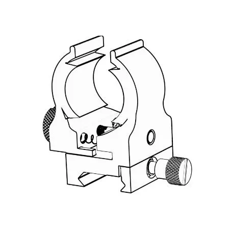 Adaptador PICATINNY para lanternas ZOSMA 900, PROPUS 1200, PROPUS 3500 e GACRUX 2500