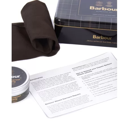 Kit de cuidados para jaquetas Barbour - Cera e sabonetes especiais