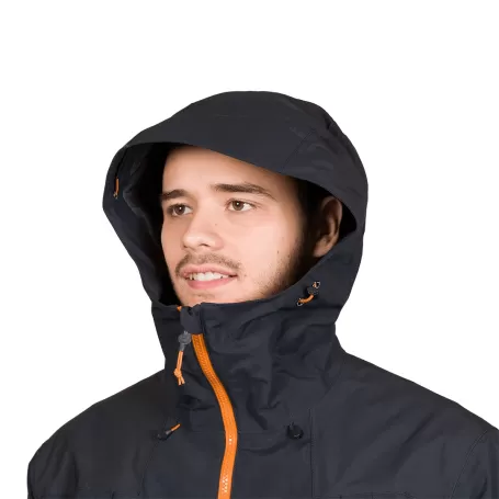 Trangoworld CHAQUETA TEMPEST TW86 NEGRO/NEGRO