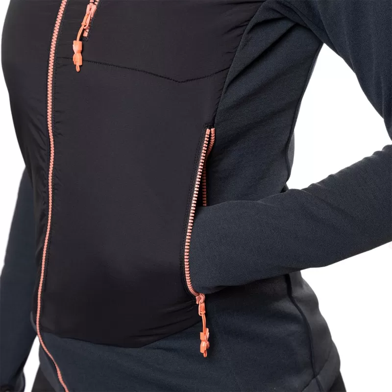Trangoworld CHAQUETA TRX2 HYBRID LT WM PRO NEGRO