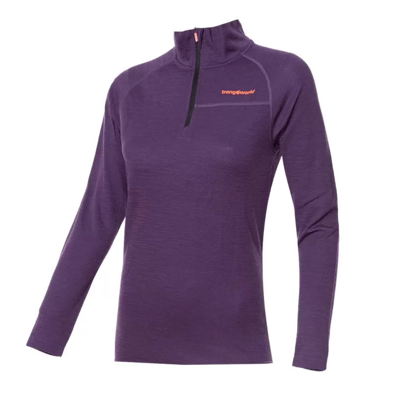Trangoworld PULLOVER INTERIOR TRX2 WOOL WM PRO VD MORADO Trangoworld PULLOVER INTERIOR TRX2 WOOL WM PRO VD MORADO