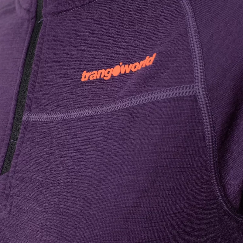 Trangoworld PULLOVER INTERIOR TRX2 WOOL WM PRO VD MORADO