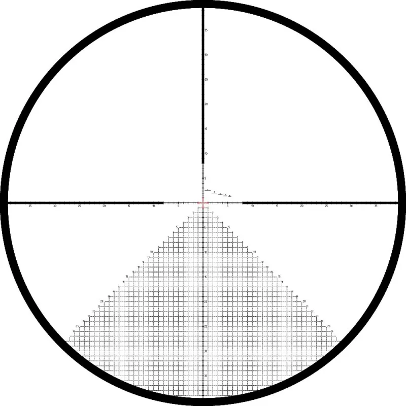 KAHLES K525i - 5-25x56 CCW AMR com retículo de luneta esquerda