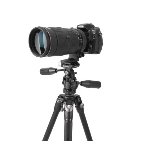 Tripé de alumínio Vanguard Veo 3 233APS, cabeça esférica de 3 vias