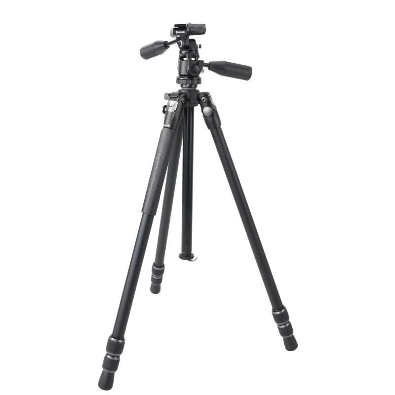 Tripé de alumínio Vanguard Veo 3 233APS, cabeça esférica de 3 vias