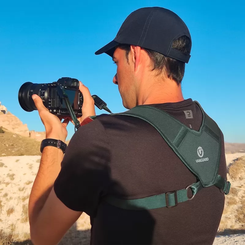 Vanguard Vanguard Veo Optic Guard H DLX GR - Arnés para prismáticos Pro