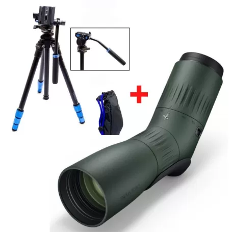 SWAROVSKI ATC 17-40X56 + Caixa + Tripé BENRO SLIM verde