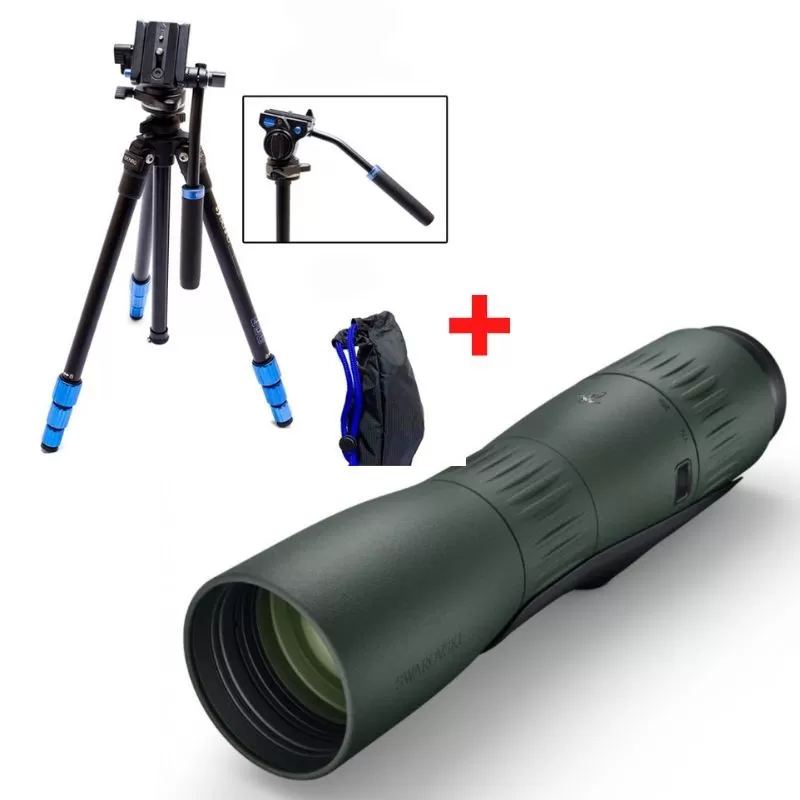 SWAROVSKI STC 17-40X56 + Carcasa + Trípode BENRO SLIM