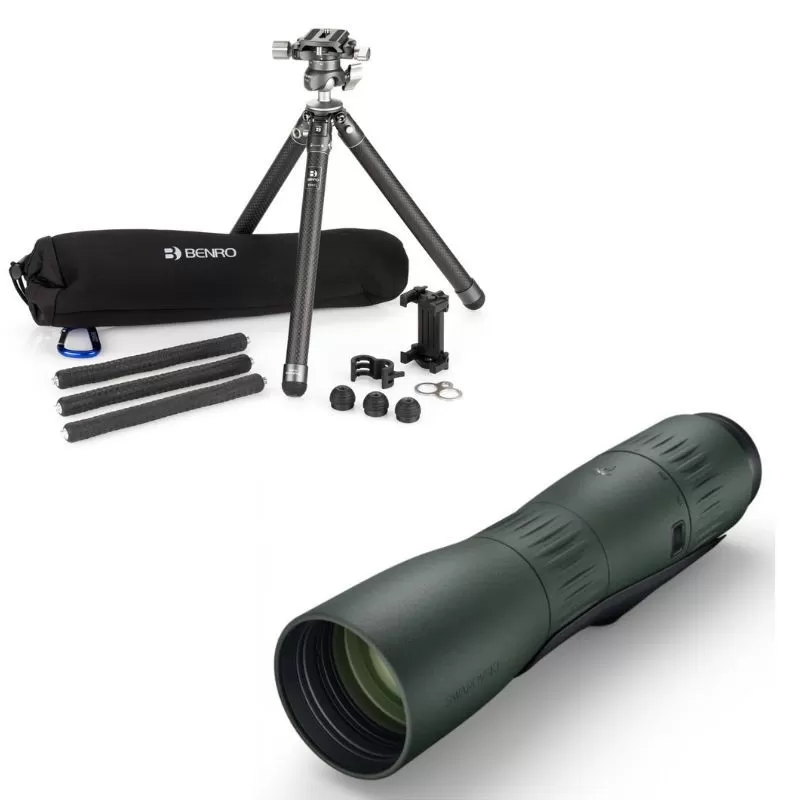 SWAROVSKI STC 17-40X56 + Carcasa + BENRO TABLEPOD FLEX