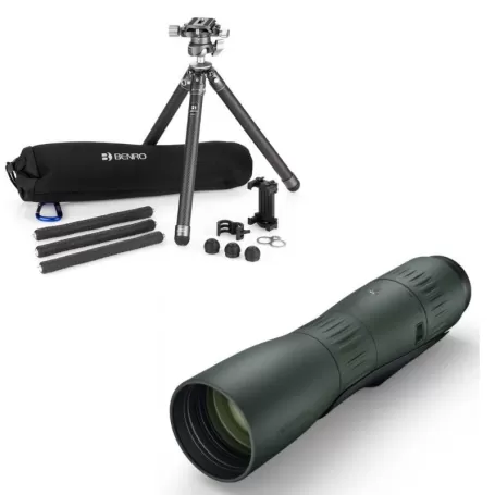 SWAROVSKI STC 17-40X56 + Carcasa + BENRO TABLEPOD FLEX