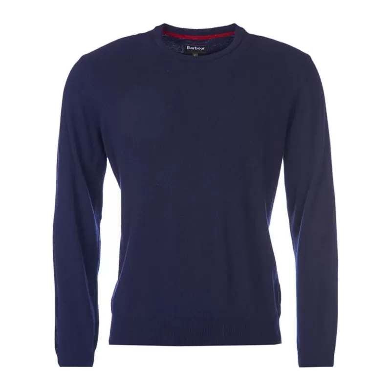 Barbour Harrow Gola Redonda Azul Marinho Barbour Harrow Gola Redonda Azul Marinho