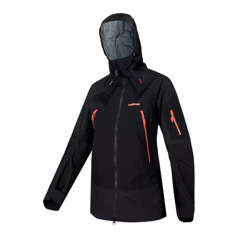 Trangoworld CHAQUETA TRX2 SHELL WM PRO NEGRO/NEGRO