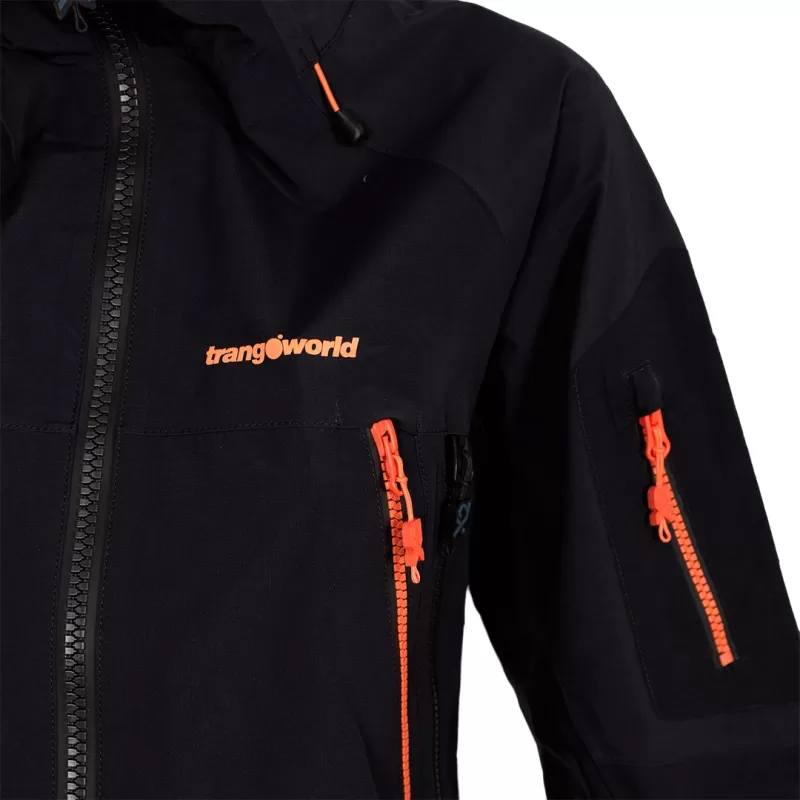 Trangoworld CHAQUETA TRX2 SHELL WM PRO NEGRO/NEGRO