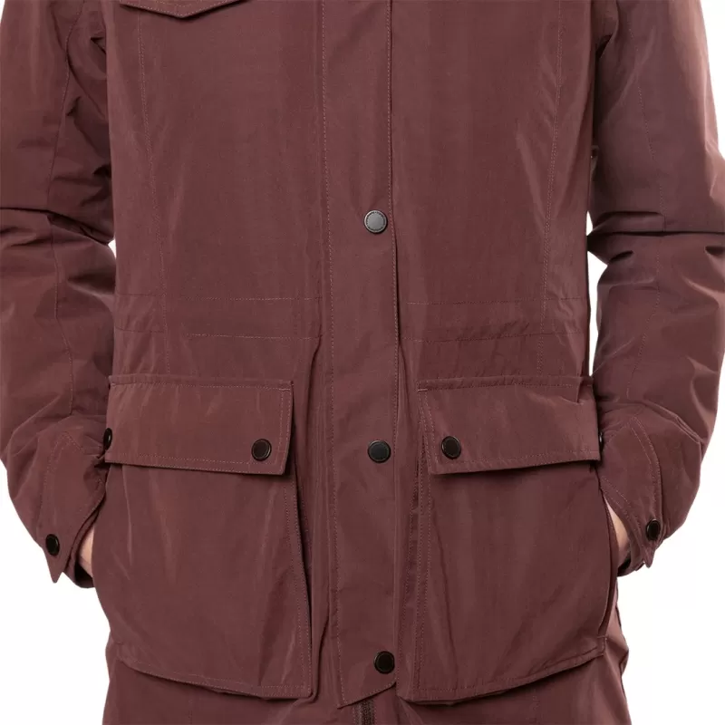 Trangoworld PARKA RIVIERA TÉRMICA CHOCOLATE MARROM